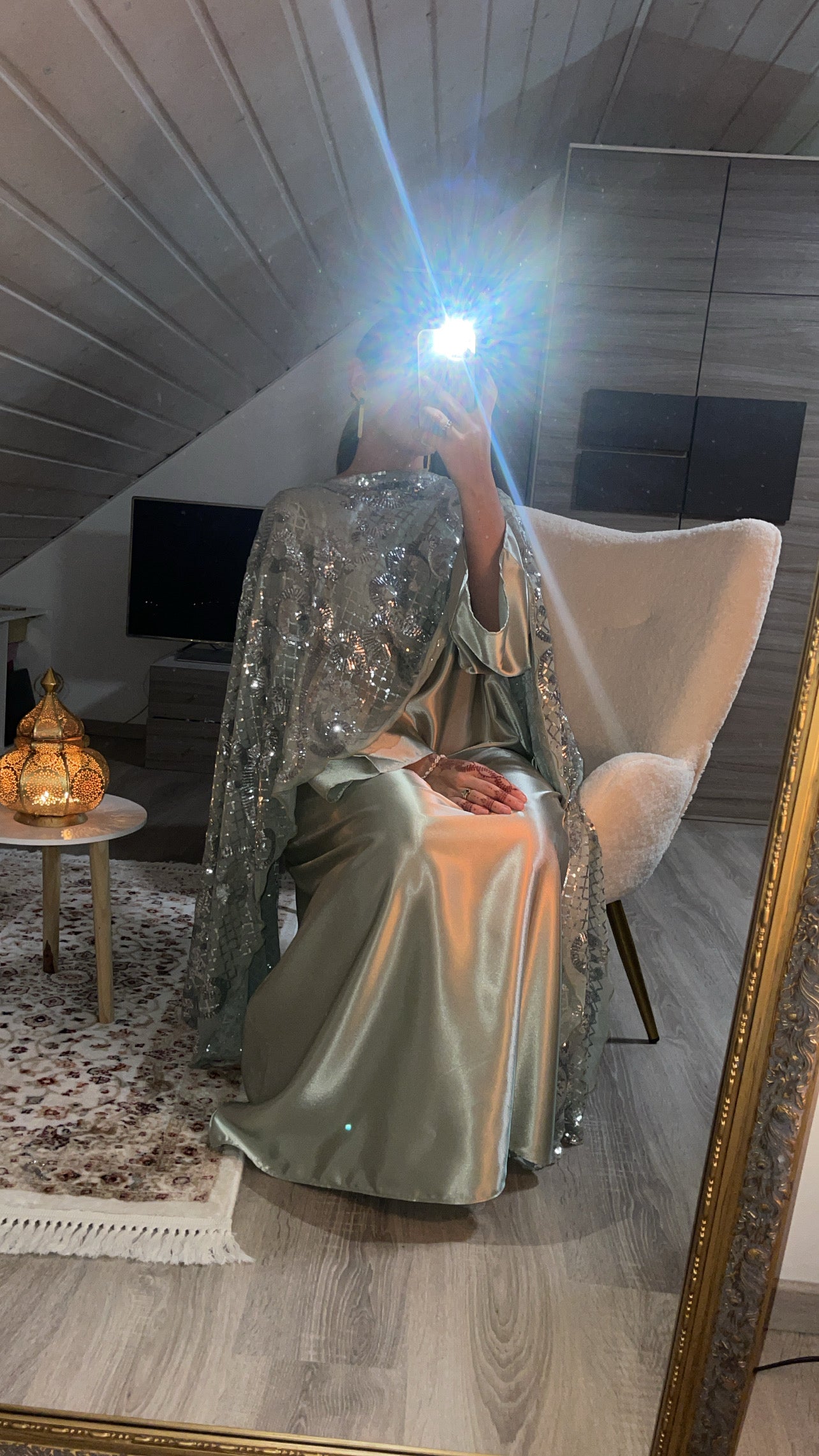 Abaya Shabana with cape