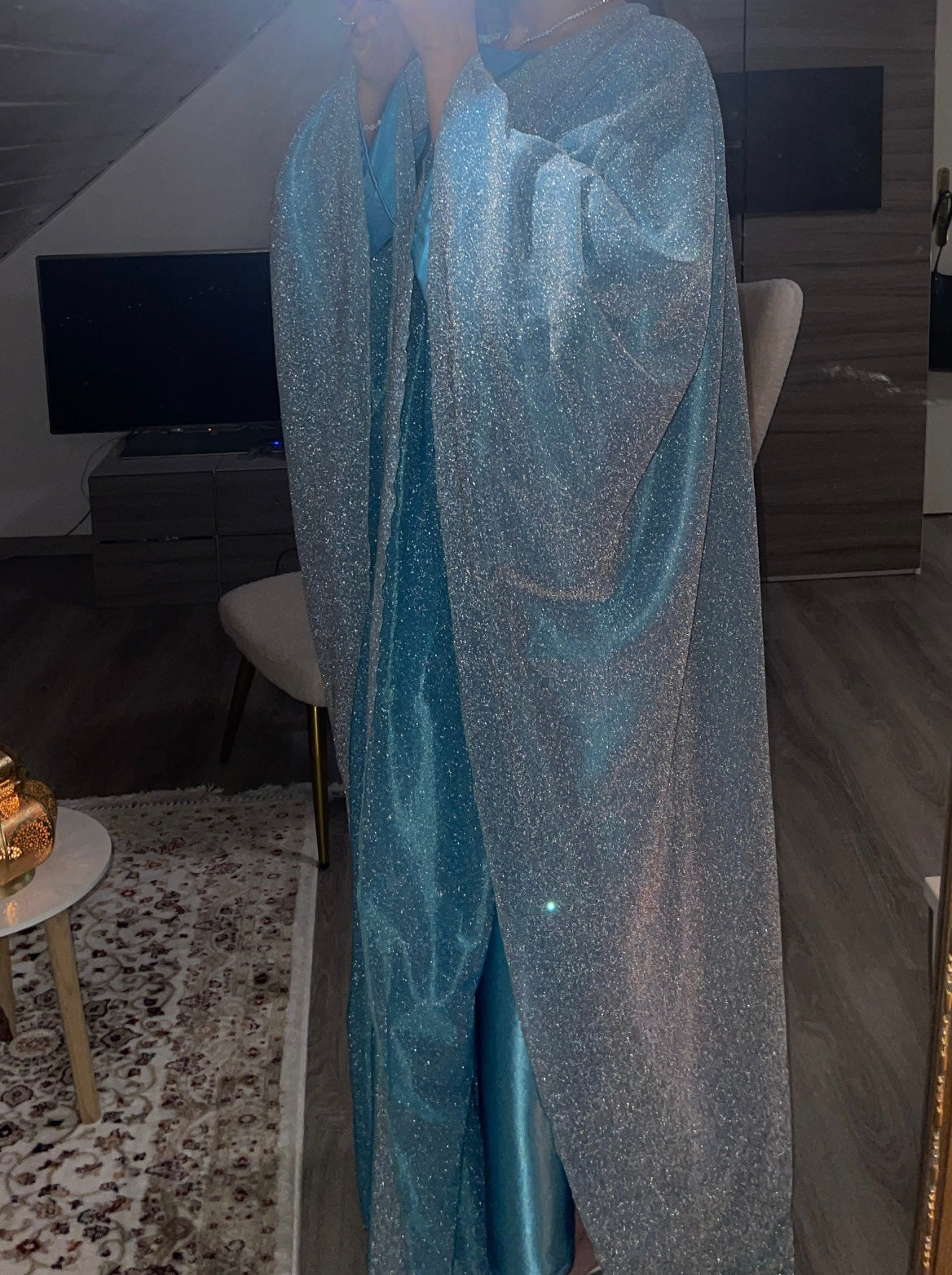 Kimono Sheima (MIT Satin Abaya)